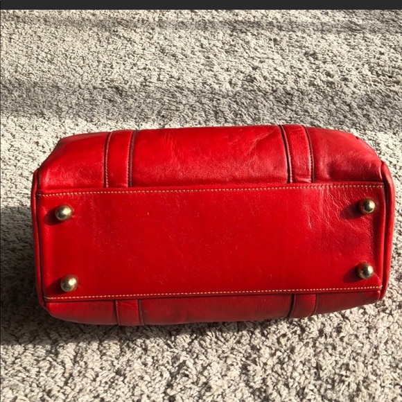 HLP by Erik Red leather bag. - Picture 5 of 8